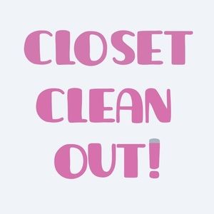 Closet clear out, all reasonable offers we…